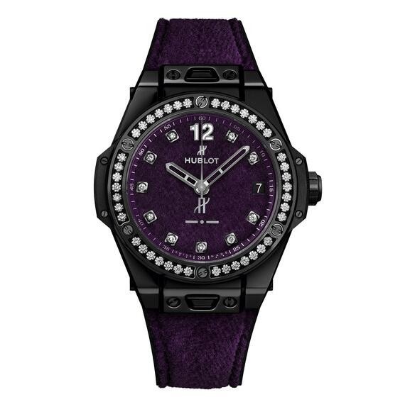 AAA Replica Hublot Big Bang One Click Italia Independent Purple Velvet Ladies Watch 465.CS.277V.NR.1204.ITI17